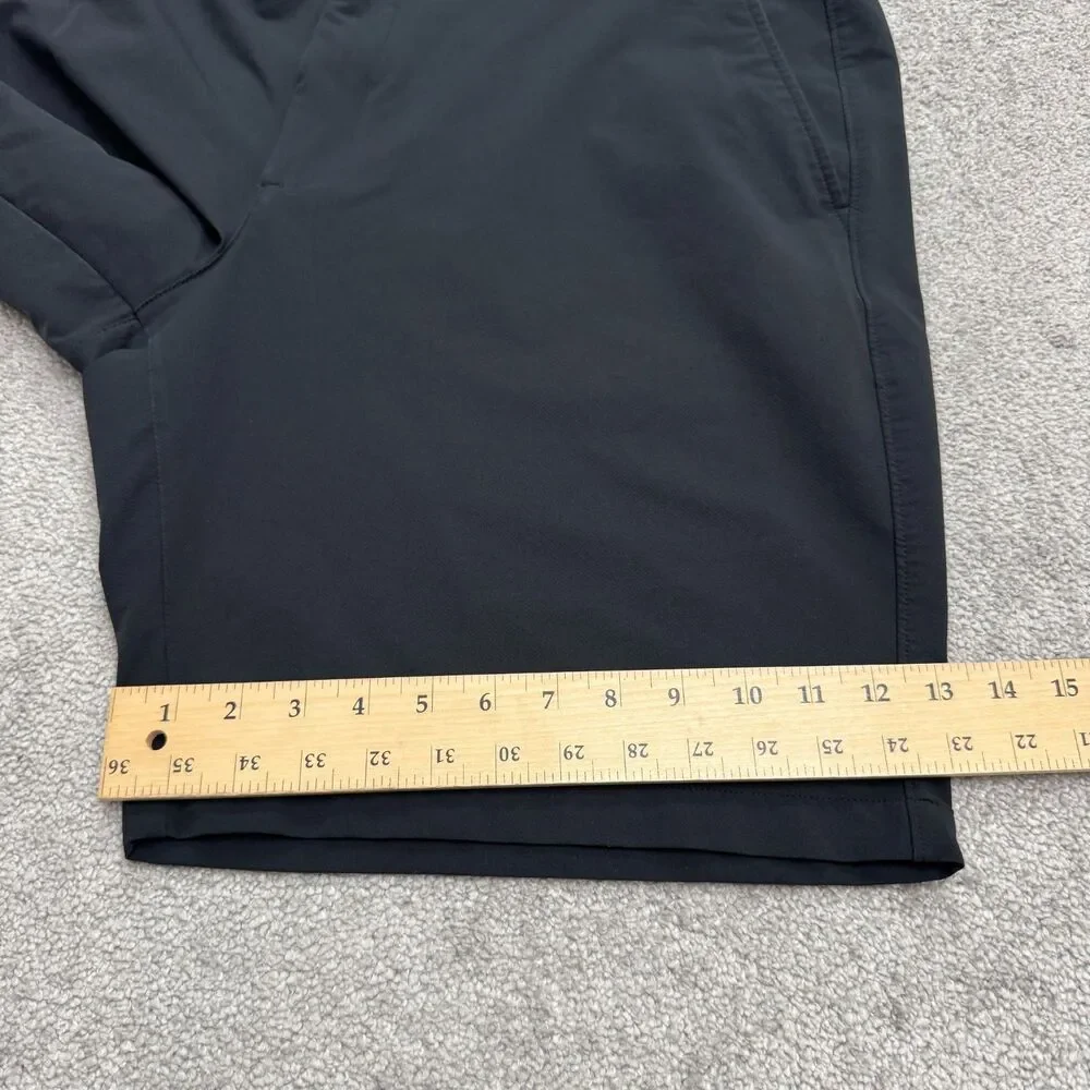 Under Armour Golf Performance Chino Shorts Mens 40 Black Flat Front Active Prep